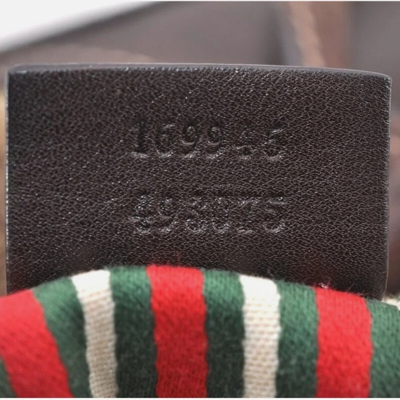 Authentic GUCCI Britt Tote Bag GG Canvas Leather - Picture 15 of 16